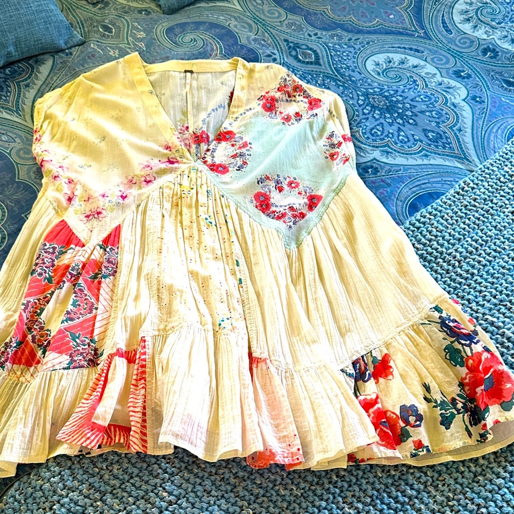 Free People Mended With Scarves good used Condition